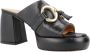 MJUS Heeled Mules Brown Dames - Thumbnail 6