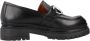 MJUS Klassieke Derek Bluchers Loafers Black Dames - Thumbnail 4