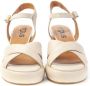 MJUS Kruis Plateau Sandaal Beige Dames - Thumbnail 5