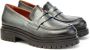 MJUS Leren Loafer met 4 5 cm Hak Gray Dames - Thumbnail 2