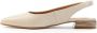 MJUS Leren Slingback Sandalen voor Vrouwen Beige Dames - Thumbnail 4