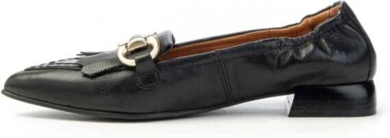 MJUS Loafer met franje en gesp Black Dames