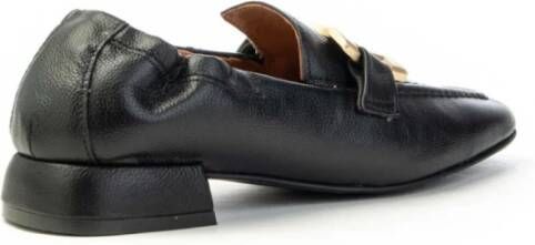 MJUS Metalen Loafer met Leren Bovenwerk Black Dames