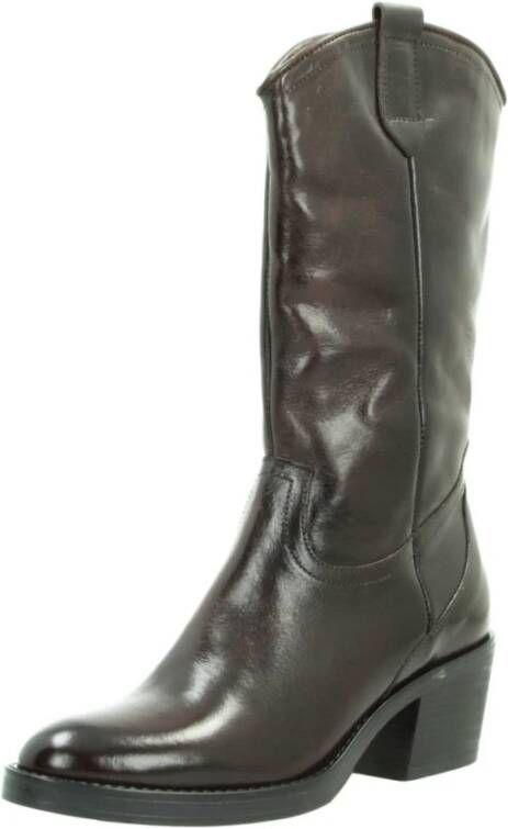 MJUS Stijlvolle High Boots T82301 Denver Brown Dames