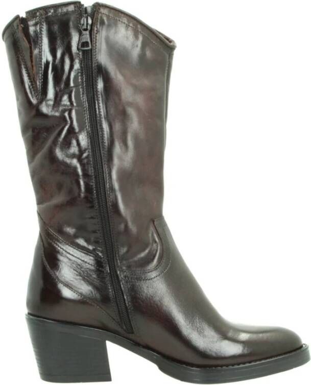 MJUS Stijlvolle High Boots T82301 Denver Brown Dames