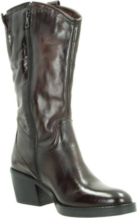 MJUS Stijlvolle High Boots T82301 Denver Brown Dames