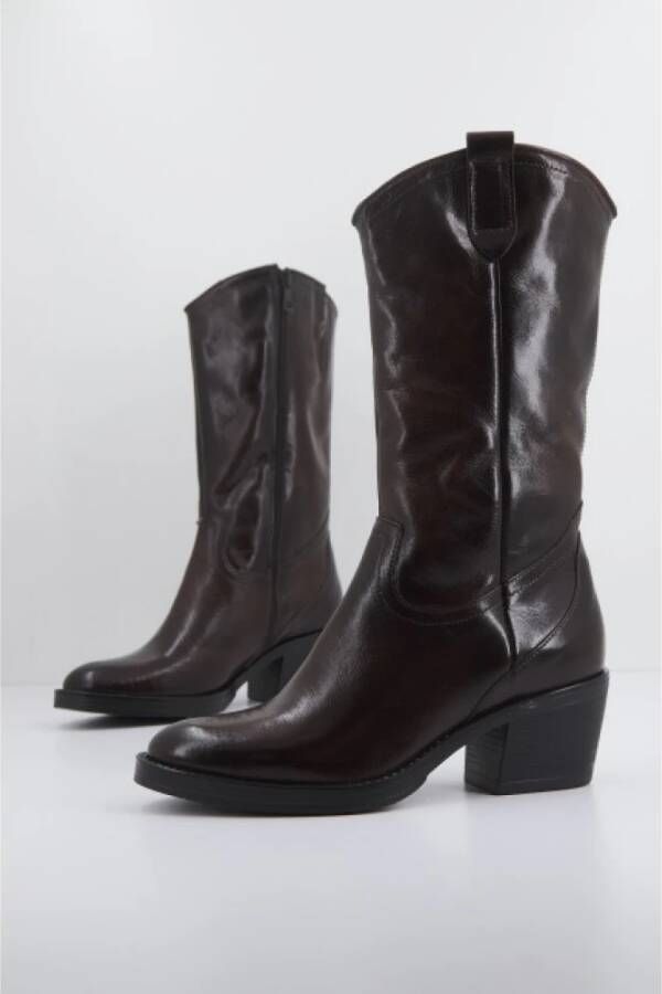 MJUS Stijlvolle High Boots T82301 Denver Brown Dames