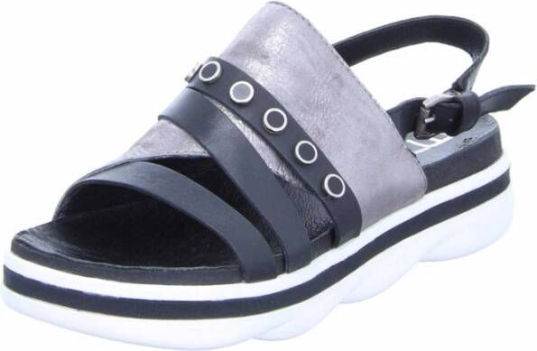 MJUS Zwarte Talisman Sandalen Black Dames