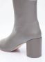 MM6 Maison Margiela Anatomische enkellaarzen van glad leer Gray Dames - Thumbnail 2