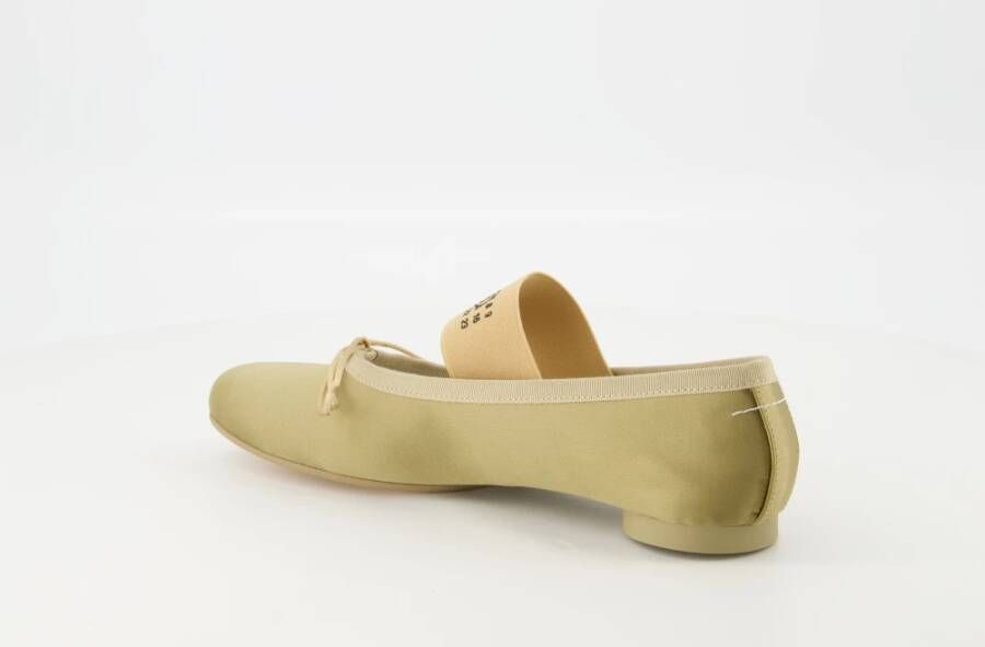 MM6 Maison Margiela Anatomische Groene Balletflats Lente-Zomer 2025 Green Dames