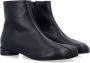 MM6 Maison Margiela Anatomische Platte Enkellaars Black Heren - Thumbnail 2