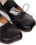 MM6 Maison Margiela Zwarte leren anatomische ballerina's Black Dames - Thumbnail 11