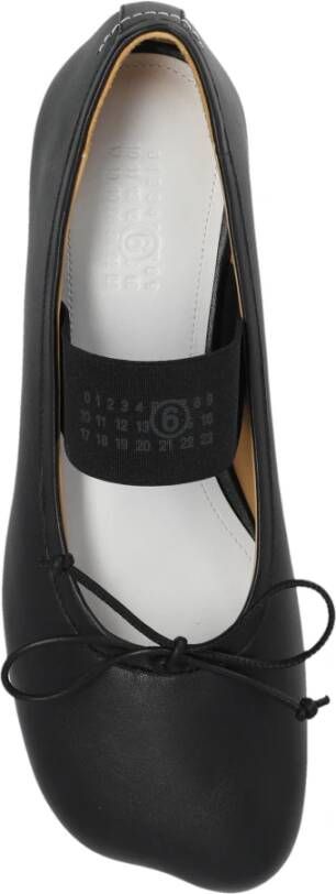 MM6 Maison Margiela Ballet Flats Black Dames