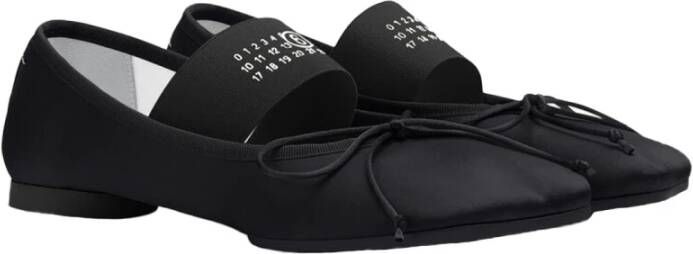 MM6 Maison Margiela Banddetail Ballerina Flats Black Dames