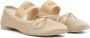 MM6 Maison Margiela Beige Katoenen Instappers met Strikdetail Beige Dames - Thumbnail 4