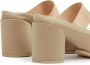 MM6 Maison Margiela Bruine sandalen met blokhak Beige Dames - Thumbnail 4