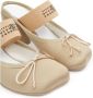 MM6 Maison Margiela Bruine sandalen met blokhak Beige Dames - Thumbnail 6