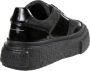 MM6 Maison Margiela Chunky Sneakers met Glanzende Leren Panelen Black Heren - Thumbnail 16