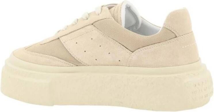 MM6 Maison Margiela Chunky Mesh Sneakers met Verhoogde Zool Beige Heren