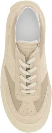 MM6 Maison Margiela Chunky Mesh Sneakers met Verhoogde Zool Beige Heren