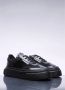 MM6 Maison Margiela Chunky Sneakers met Glanzende Leren Panelen Black Heren - Thumbnail 3