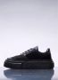 MM6 Maison Margiela Chunky Sneakers met Glanzende Leren Panelen Black Heren - Thumbnail 4