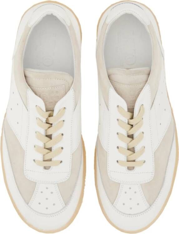 MM6 Maison Margiela Court Sneakers met 4 cm zool White Dames