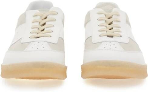 MM6 Maison Margiela Court Sneakers met 4 cm zool White Heren