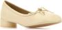 MM6 Maison Margiela Elegante Ivoor Leren Ballerina's Schoenen White Dames - Thumbnail 2