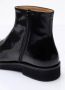 MM6 Maison Margiela Glanzend Leren Anatomische Enkellaarzen Black Heren - Thumbnail 20