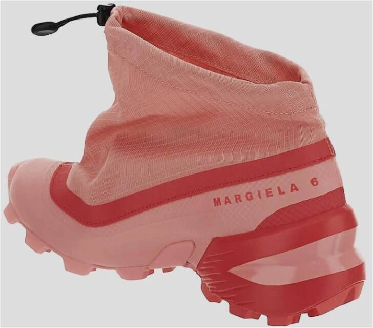 MM6 Maison Margiela Lage Cross Synthetische Stof Sneaker Pink Dames