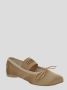 MM6 Maison Margiela Leren Ballerina's Beige Dames - Thumbnail 2