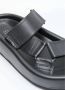 MM6 Maison Margiela Leren Plateau Sandalen Black Dames - Thumbnail 2