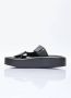 MM6 Maison Margiela Leren Plateau Sandalen Black Dames - Thumbnail 4