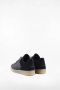 MM6 Maison Margiela Leren Sneakers met Rubberen Zool Black Dames - Thumbnail 3