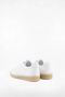 MM6 Maison Margiela Leren Sneakers met Rubberen Zool White Heren - Thumbnail 3