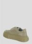 MM6 Maison Margiela Leren Sneakers voor Vrouwen Beige Heren - Thumbnail 2