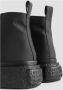 MM6 Maison Margiela Leren Veterschoenen Enkelhoogte Black Dames - Thumbnail 4