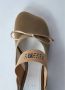 MM6 Maison Margiela Logo Elastische Ballet Muiltjes Hakken Beige Dames - Thumbnail 5