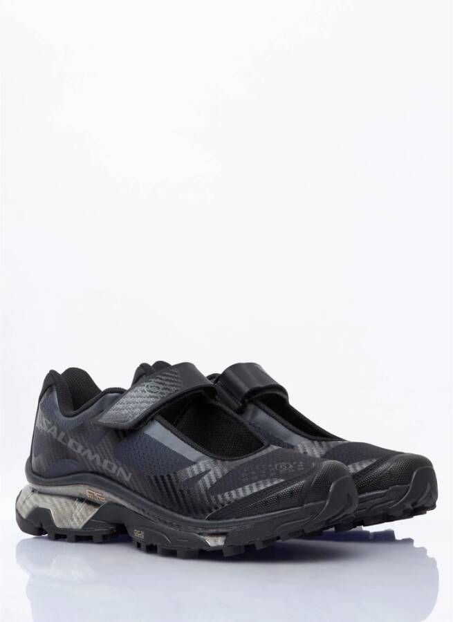 MM6 Maison Margiela Mary J Sneakers met Touch-Fastening Strap Black Heren