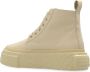 MM6 Maison Margiela Platform Enkellaarzen Beige Dames - Thumbnail 5