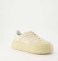 MM6 Maison Margiela Platform sneakers beige leer ronde neus Beige Dames - Thumbnail 2