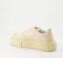 MM6 Maison Margiela Platform sneakers beige leer ronde neus Beige Dames - Thumbnail 3