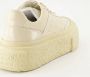 MM6 Maison Margiela Platform sneakers beige leer ronde neus Beige Dames - Thumbnail 5