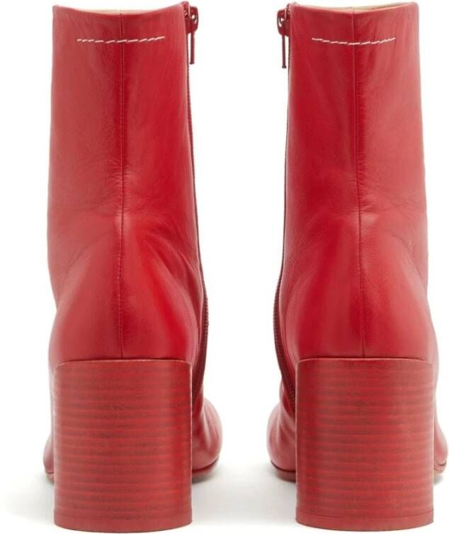 MM6 Maison Margiela Rode Laarzen voor Stijlvolle Look Red Dames