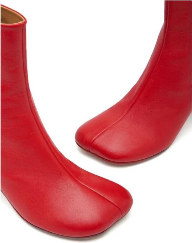 MM6 Maison Margiela Rode Laarzen voor Stijlvolle Look Red Dames