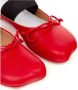 MM6 Maison Margiela Rode leren strik instappers Red Dames - Thumbnail 3