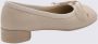 MM6 Maison Margiela Roze Tabi Pumps met Strikdetail Beige Dames - Thumbnail 2