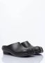 MM6 Maison Margiela Rubber Anatomische Klomp Pantoffels Black Heren - Thumbnail 3