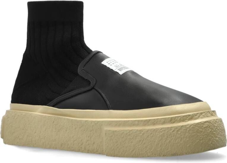 MM6 Maison Margiela Sneakers met sok Black Heren